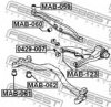 MITSUBISHI MR297054 Mounting, axle beam